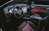 Aston Martin DBS Vanquish. Modelo 2008. Imagen. Interior. Volante y Salpicadero.