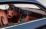 Bentley Brooklands. Modelo 2008. Imagen. Interior. Volante. Salpicadero. 