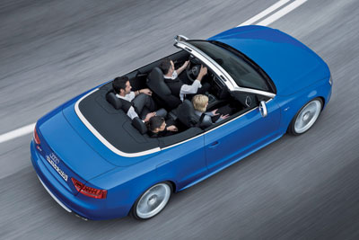 Audi S5 Cabrio. Modelo 2009.