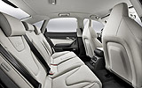 Audi S6. Modelo 2009. Imagen. Interior. Asientos traseros