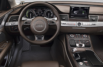 Audi A8 hybrid. Modelo 2012.