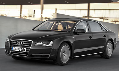 Audi A8 hybrid. Modelo 2012.