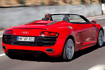 Audi R8 Spyder. Modelo 2010