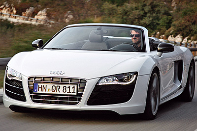 Audi R8 Spyder. Modelo 2010