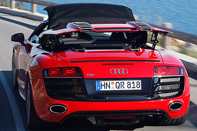Audi R8 Spyder. Modelo 2010
