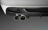 BMW Serie 1 Cabrio. Modelo 2008. Imagen. Accesorio Performance. Doble salida de escape.