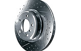 BMW Serie 1 Cabrio. Modelo 2008. Imagen. Accesorio Performance. Disco de freno perforado ranurado.