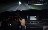 BMW Serie 7. Modelo 2009. Imagen. Técnica. Visión nocturna. Detección de personas.