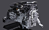 BMW Serie 7. Modelo 2009. Imagen. Técnica. TD 6 cilindros. Alternador. Bomba de dirección. Compresor del AA.