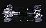 BMW Serie 7. Modelo 2009. Imagen. Técnica. Dirección en ruedas posteriores. Ángulo de giro.