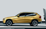 BMW Concept X1. Prototipo 2008. Imagen. Lateral. Coche parado. Estudio.