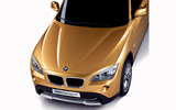 BMW Concept X1. Prototipo 2008. Imagen. Frontal cenital. Coche parado. Estudio.