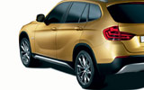 BMW Concept X1. Prototipo 2008. Imagen. Lateral posterior. Coche parado. Estudio.