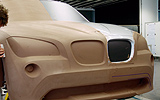 BMW Concept X1. Prototipo 2008. Imagen. Exterior. Maqueta. Frontal. Detalle. Parrilla. Estudio.