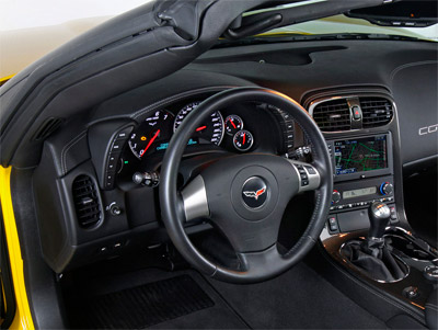Chevrolet Corvette. Im&aacute;genes del interior