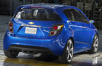 Chevrolet Aveo RS. Prototipo 2010.