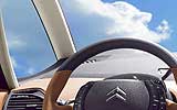 Citro�n C4 Grand Picasso. Modelo 2008. Imagen. Interior. Volante. Piel marr�n. Bicolor.