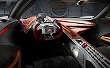 Citro�n GTbyCITRO�N. Prototipo 2008. Imagen. Interior. Salpicadero. Volante de acero y forrado en cuero.