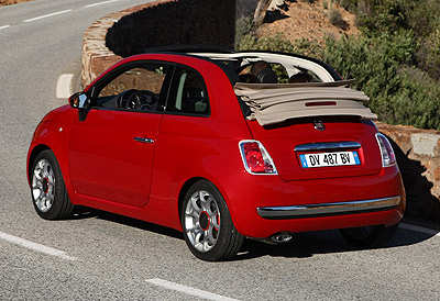 Fiat 500C. Modelo 2010.