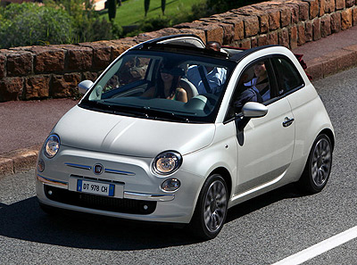Fiat 500C. Modelo 2010.