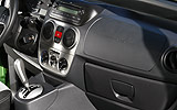 Fiat Fiorino QUBO. Modelo 2009. Imagen. Interior. Salpicadero. Asiento abatible. Consola central.