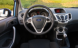 Ford Fiesta. Modelo 2009. Imagen. Interior. Consola central. Salpicadero.