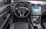 Ford Focus. Gama 2008. Imagen. Interior. Salpicadero. Navegador. Pantalla 7 pulgadas.