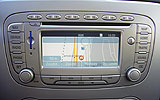 Ford Focus. Gama 2008. Imagen. Interior. Consola central. Navegador. Pantalla 5 pulgadas.