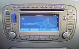 Ford Focus. Gama 2008. Imagen. Interior. Consola central. Navegador. Pantalla 5 pulgadas. SD.