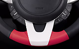 Ford Ka Grand Prix. Modelo 2009. Imagen. Interior. Detalle volante. Mandos de audio y tel�fono. 
