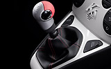 Ford Ka Grand Prix. Modelo 2009. Imagen. Interior. Detalle palanca de cambios manual.