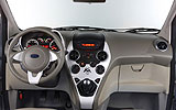 Ford Ka. Modelo 2009. Imagen. Exterior. Salpicadero. Volante. Consola central. Palanca de cambios manual.