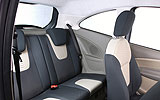 Ford Ka. Modelo 2009. Imagen. Interior. Asientos traseros.
