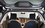 Ford Ka. Modelo 2009. Imagen. Interior. Asientos traseros reclinables.