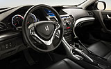 Honda Accord. Modelo 2008. Imagen. Interior. Salpicadero. Volante. Panel de instrumentaci&oacute;n. Consola central. Palanca de cambios autom&aacute;tica.