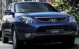 Hyundai ix55. Modelo 2009. Imagen. Exterior. Frontal. Movimiento. Carretera.