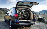 Hyundai ix55. Modelo 2009. Imagen. Exterior. Posterior. Port&oacute;n maletero. Carretera.