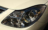 Hyundai ix55. Modelo 2009. Imagen. Exterior. Detalle faro izquierdo.