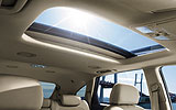 Hyundai ix55. Modelo 2009. Imagen. Interior. Techo solar de apertura el&eacute;ctrica.