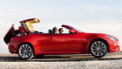 Infiniti G 37 cabrio. Modelo 2009.