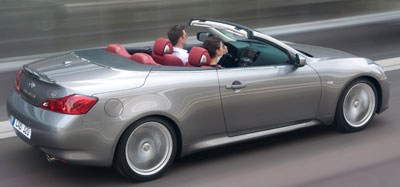 Infiniti G 37 cabrio. Modelo 2009.