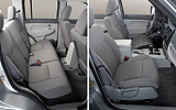 Jeep Cherokee. Modelo 2008. Imagen. Interior. Asientos delanteros y traseros.