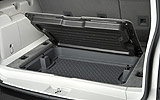 Jeep Cherokee. Modelo 2008. Imagen. Interior. Detalle maletero con caj&oacute;n.
