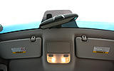 KIA Magentis. Modelo 2009. Imagen interior. Retrovisor interior. Parasoles. Luz interior.