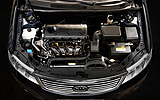 KIA Magentis. Modelo 2009. Imagen t�cnica. Motor DOCH. 16 v�lvulas.