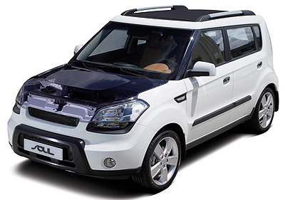 KIA Concept Soul Hibrido. Prototipo 2008.