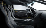 Lamborghini Murci�lago LP 670-4 SuperVeloce. Modelo 2010. Imagen. Interior. Salpicadero. Volante. Asientos tipo baquets de fibra de carbono. 