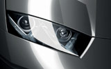Lamborghini Estoque Prototipo. Prototipo 2008. Imagen. Detalle faro derecho.