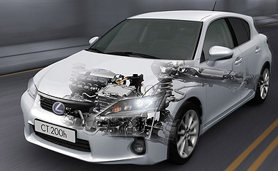 Lexus CT 200h. Modelo 2011.