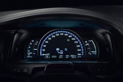 Lexus LS 600h. Modelo 2010.
